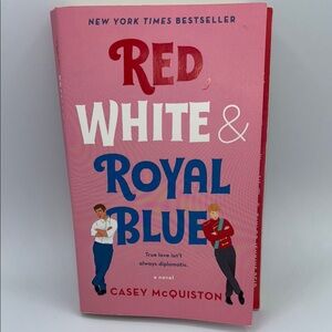 Red, White & Royal Blue Book Casey McQuiston British American Romance LGBTQ